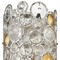 Homeroots 27 x 7.5 x 4 in. Vitozzi 3-Light Antique Silver Leaf Sconce 398448 - alternate 4
